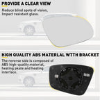 Heated Mirror Glass with Backing Plate for VW Jetta Beetle (2011–2018)