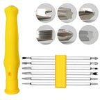 Set of 6 Insulated Screwdriver Bits for Home Improvement