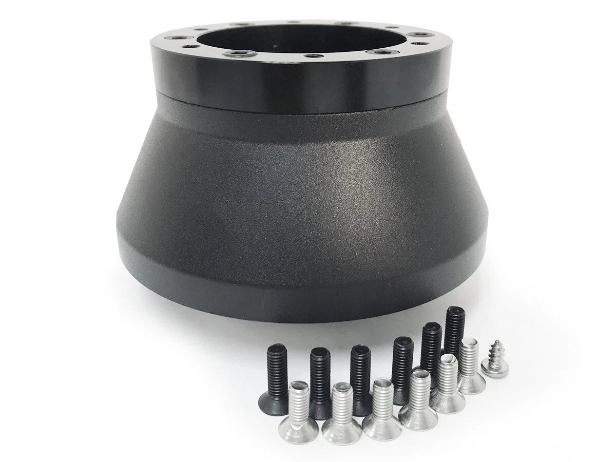 Steering Wheel Hub Adapter 6 Hole Black Billet for 2005–2012 Ford Mustang