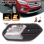 Passenger Side Fog Light with Bulb & Cover for Ford Escape (2017–2019)