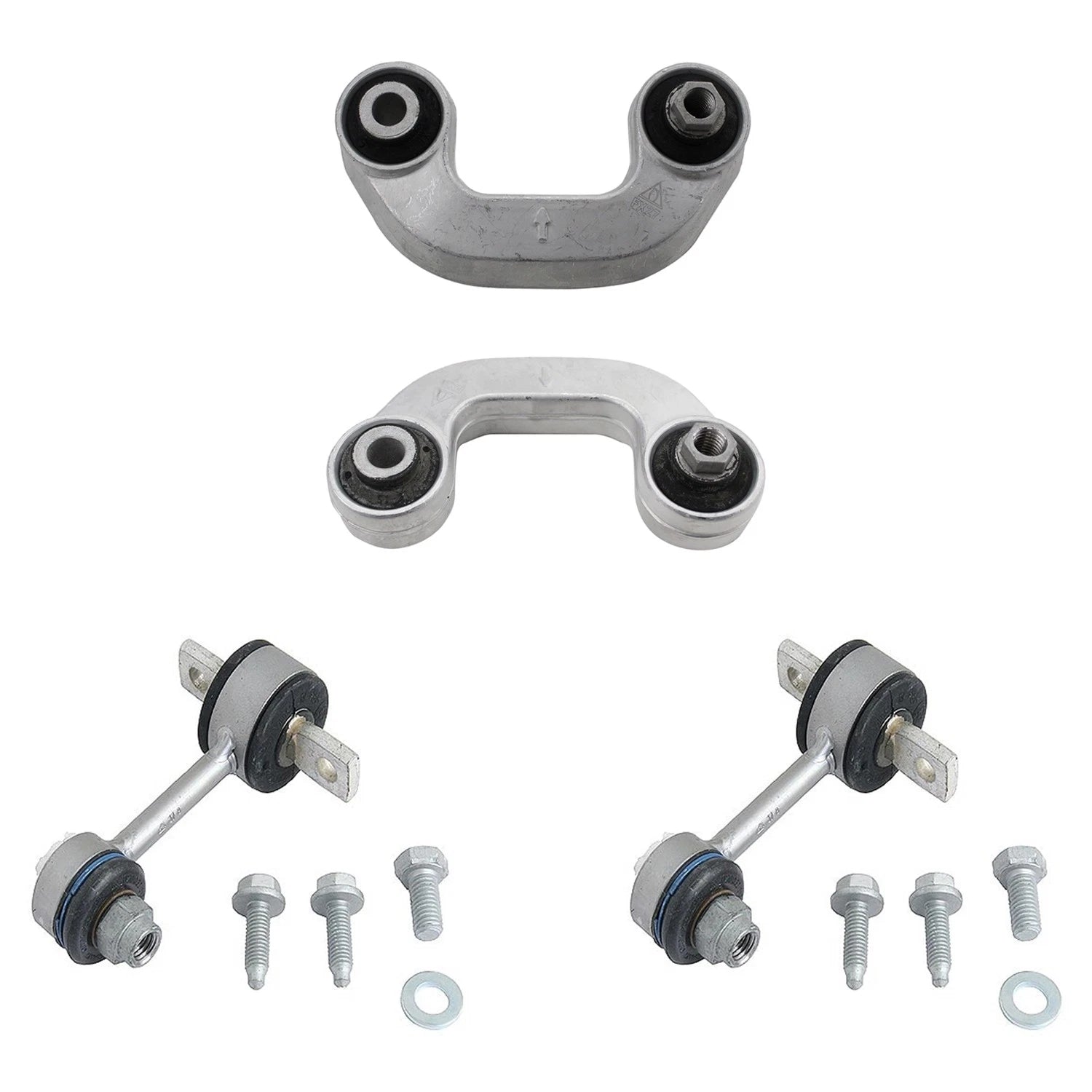 Set of 2 Lemforder Suspension Stabilizer Bar Link Kit for Audi A4 Quattro RS4 S4 (2001–2008)