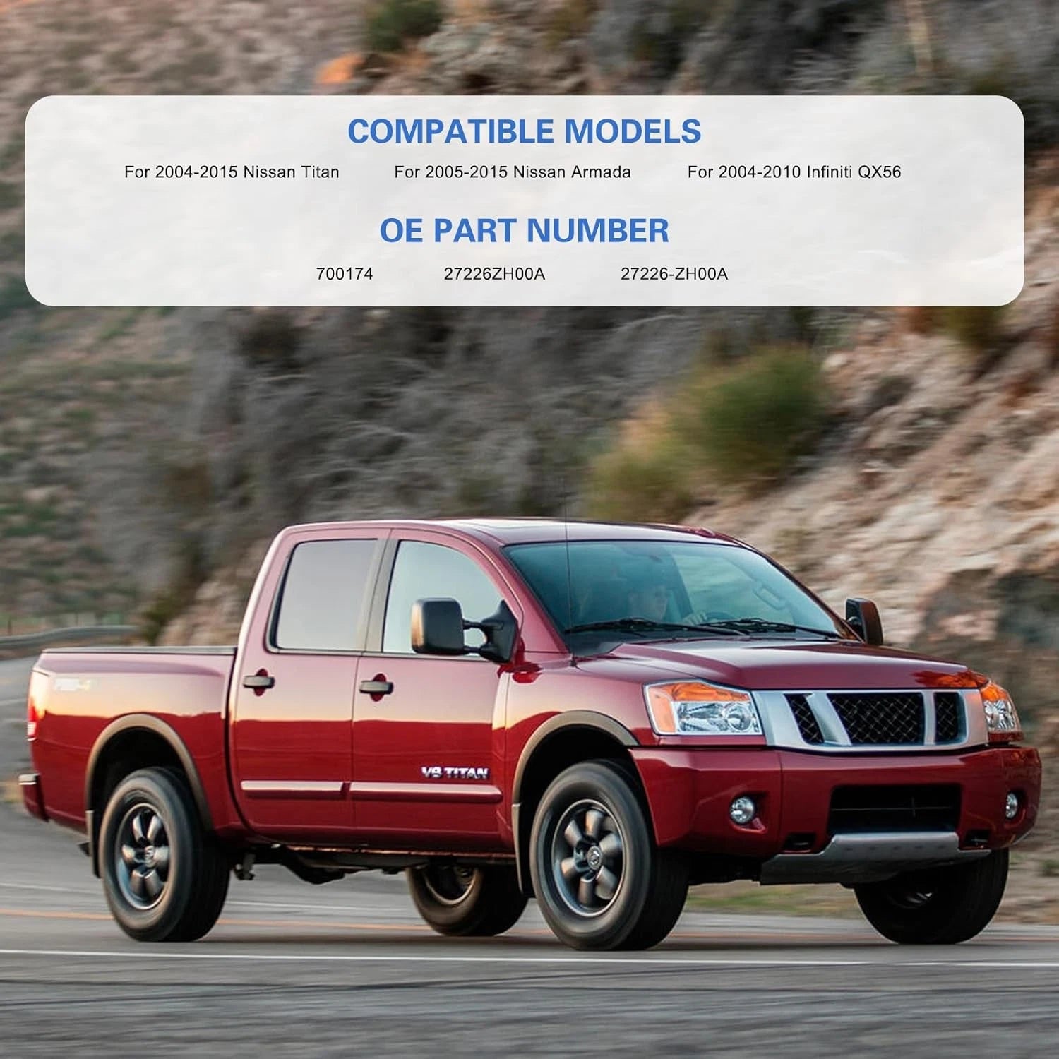 Blower Motor Fan for Nissan Titan Armada (2004-2015)