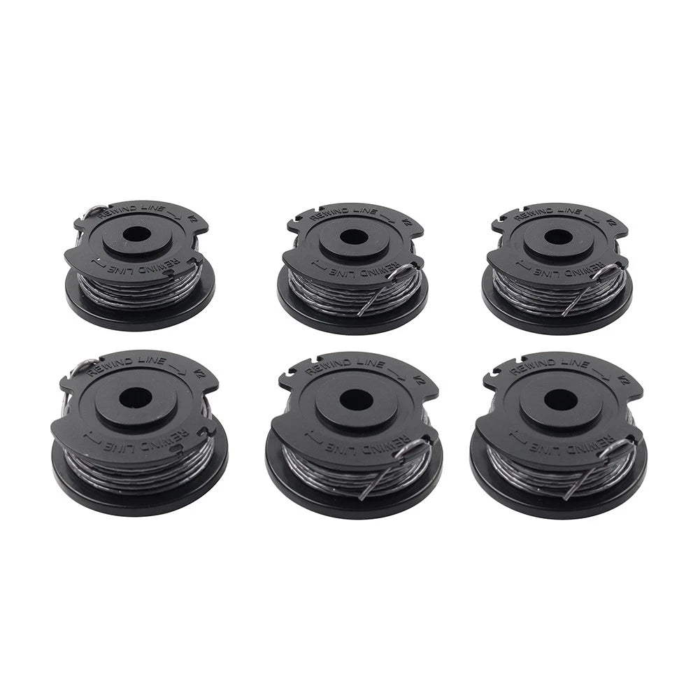 6x Strimmer Spool and Line for Easy Grass Cut 18-230 (F016800569)