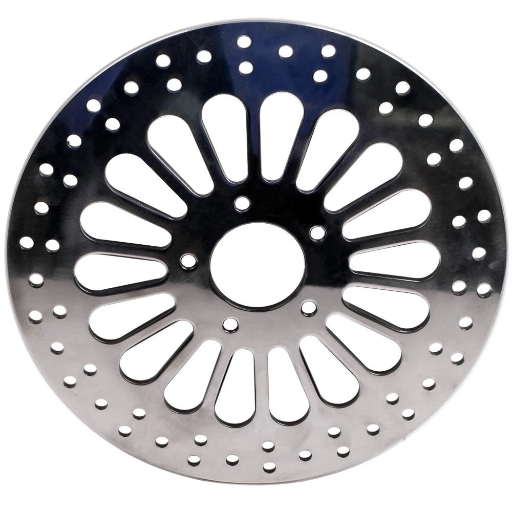 Front Brake Rotor Disc for M-RT-1100 (1Pc, 11.8 Inch, Polished Stainless Steel)