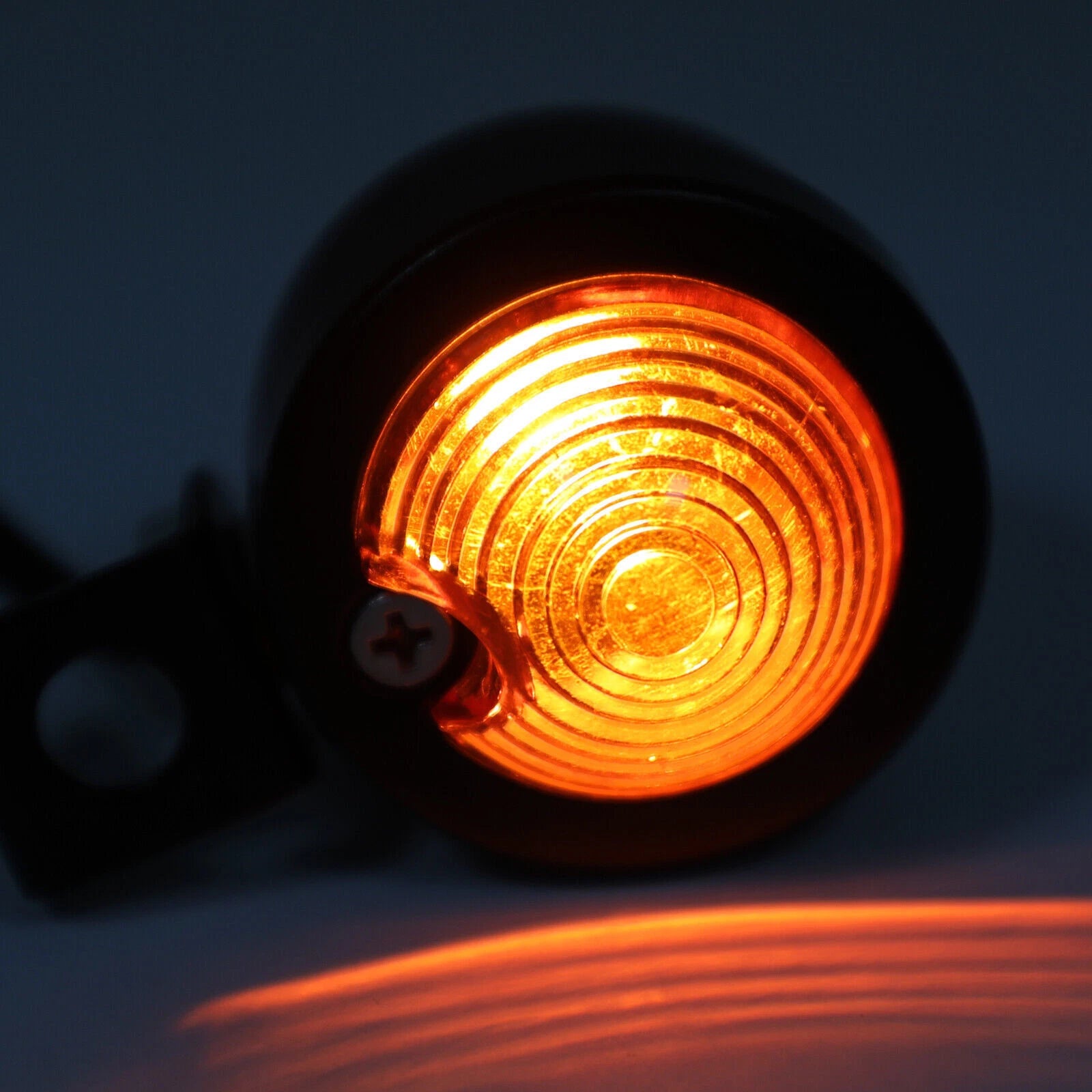2X Mini Turn Signal Light for Universal Motorcycle (Vintage) T9