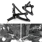 Front Footrest Footpeg Bracket for Yamaha YZF R1 (2009–2014) Black