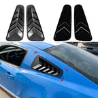 Set of 2 Rear Window Blinds Stickers for Ford Mustang MK5 (2005–2014) ABS