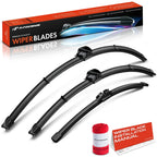 Set of 3 Windshield Wiper Blades for BMW X3 (2007–2017)