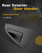 Rear Left Exterior Door Handle for Chevrolet Spark (2013-2015)