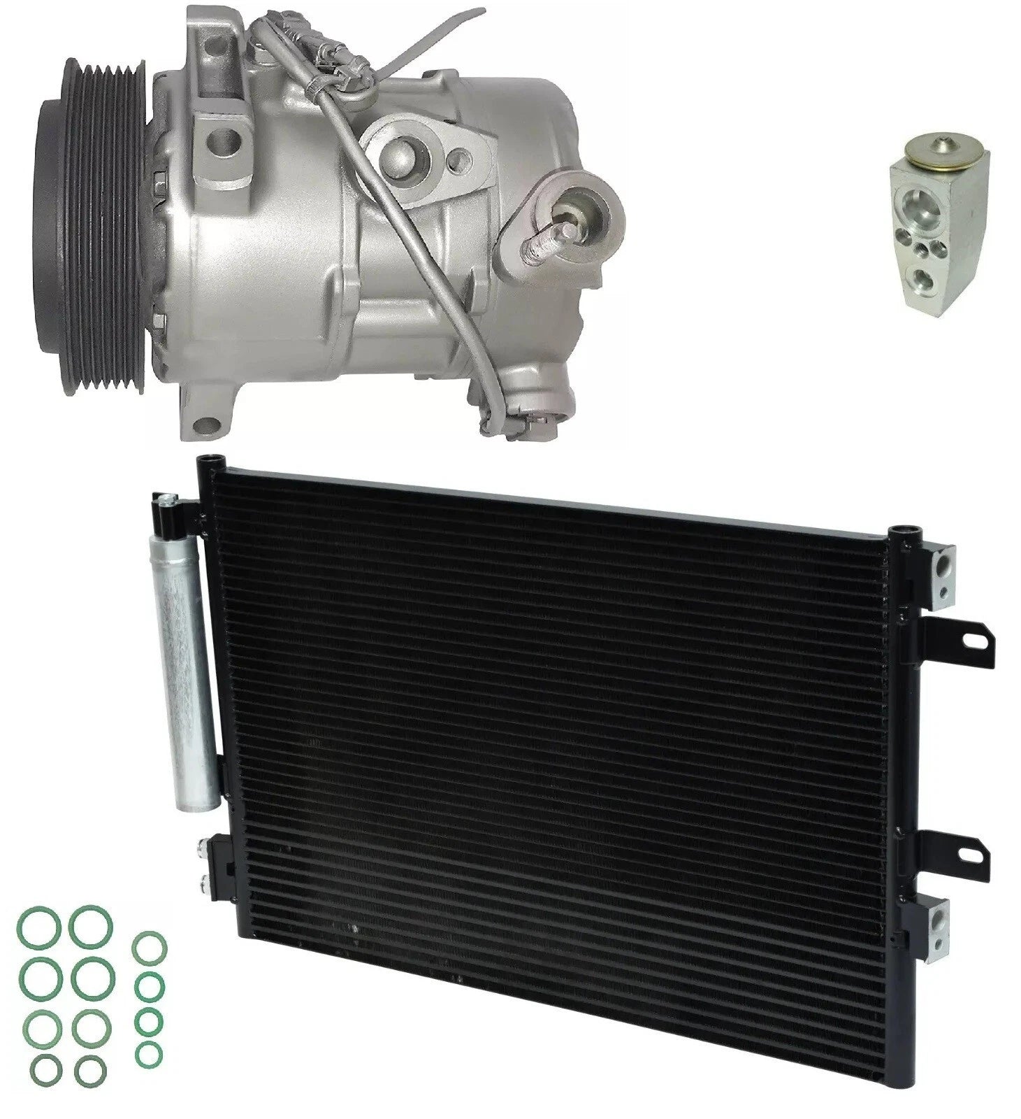AC Compressor Kit with Condenser for Jeep Compass 2.0L (2012-2016)
