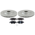 Front Brake Kit 320mm Rotors TRW Low-Met Pads for Audi A4 A5 Q5 S4 S5 (2008–2020)