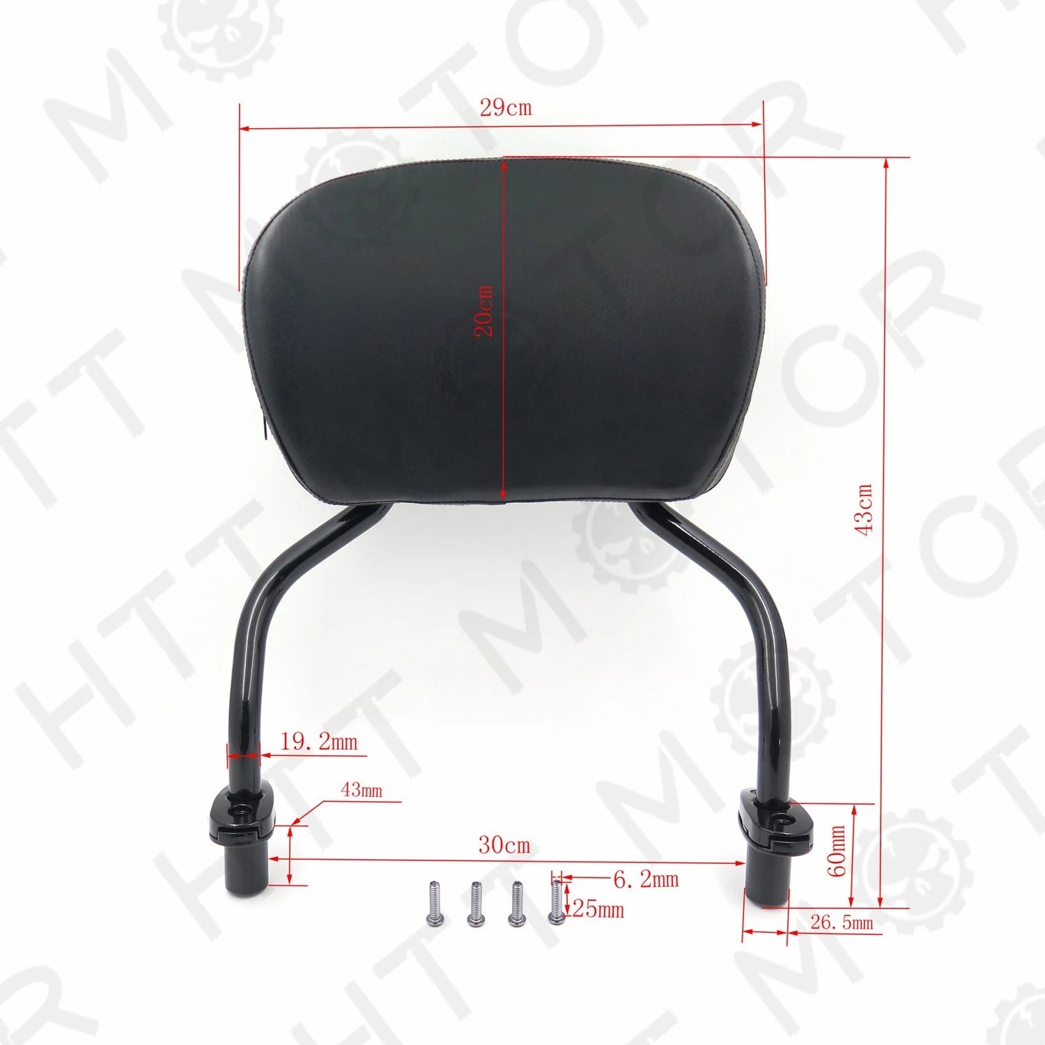 Sissy Bar Pad with Backrest for Harley FLRT Freewheeler (2015–2020)