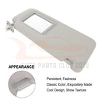 Passenger Right Side Sun Visor for Toyota Venza (2009-2016) Light Gray