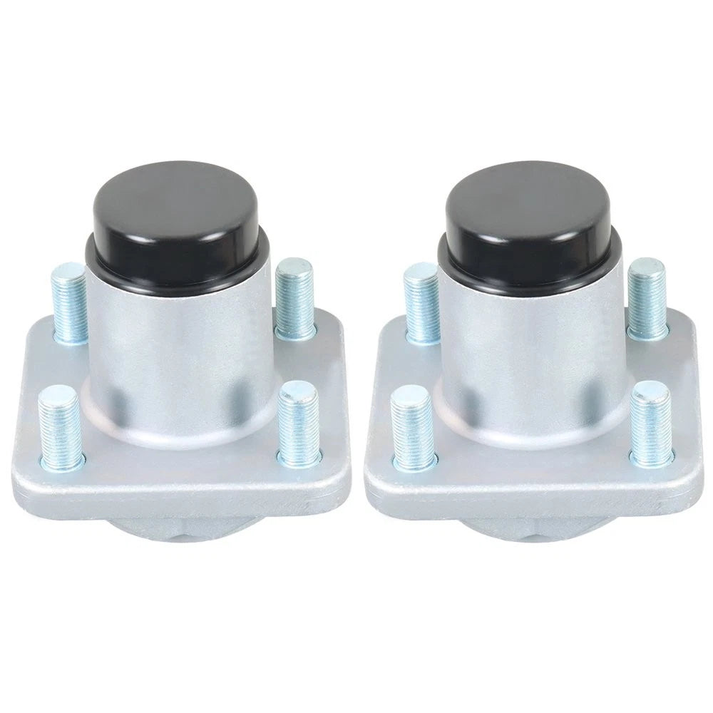 Set of 2 Front Wheel Hub Assembly for EZGO RXV Golf Cart (2008–Present)