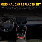 Center Console Armrest Lid Cover for Toyota RAV4 (2019–2025) Black Leather
