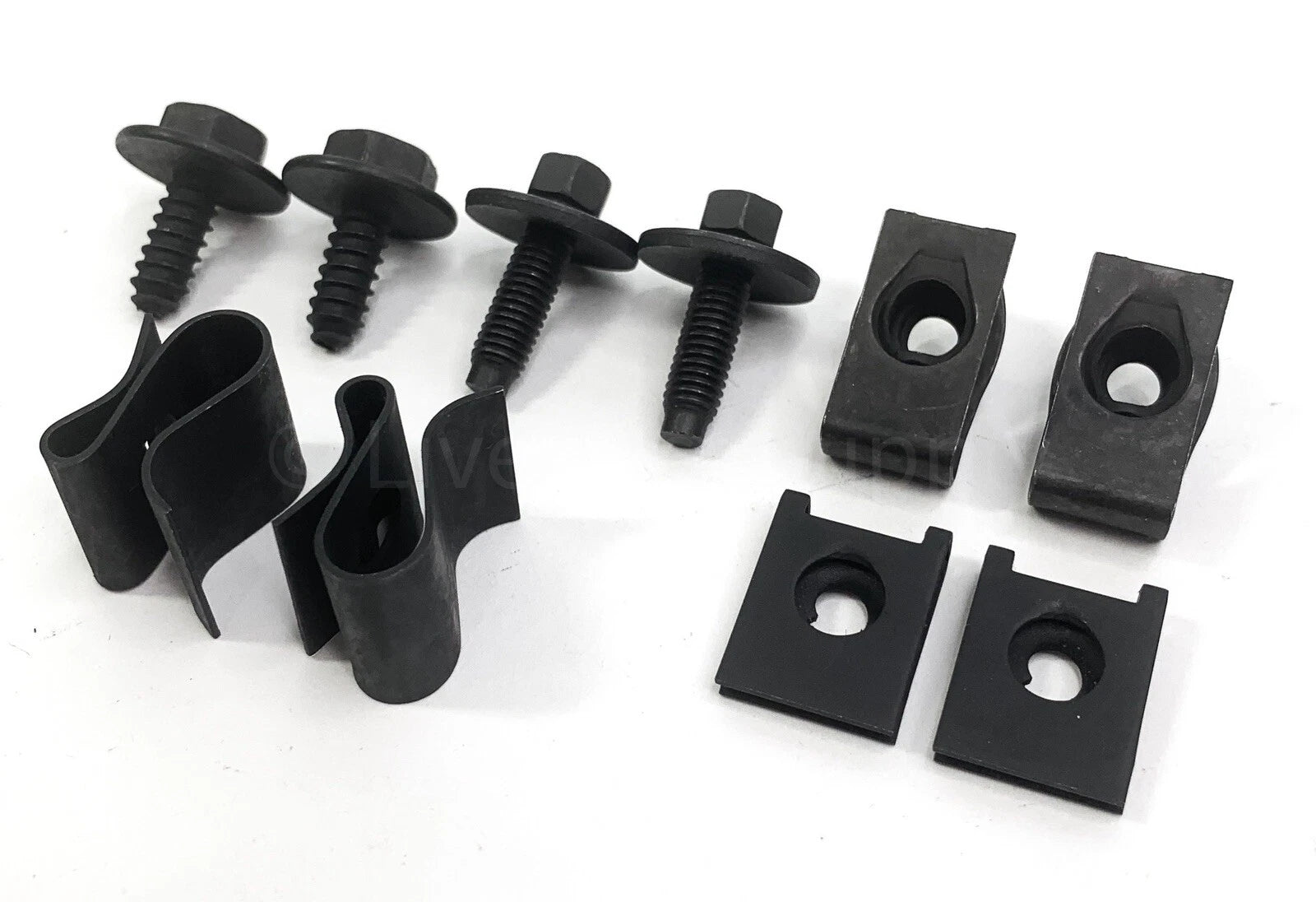 Fan Shroud Mounting Hardware Screw Clip Kit for 1986-1993 Ford Mustang 5.0L