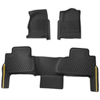 3PC Floor Liner Kit for Chevrolet Tahoe GMC Yukon (2015–2020) Black TPE