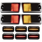 10x Smoked Roof Cab Marker Light Covers for Hummer H2/SUT (2003–2009)