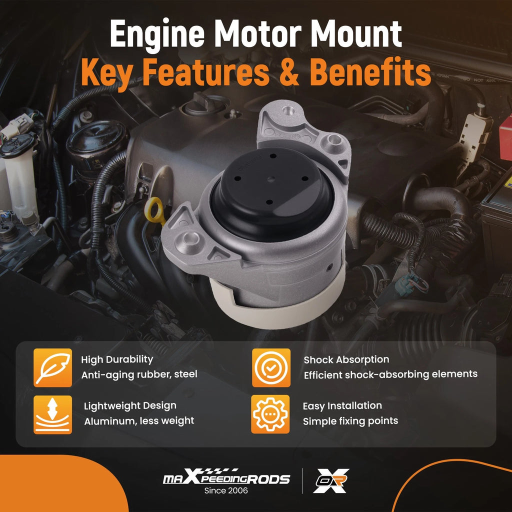 2X Engine Motor Mounts for Mercedes-Benz C300 (2015–2019)