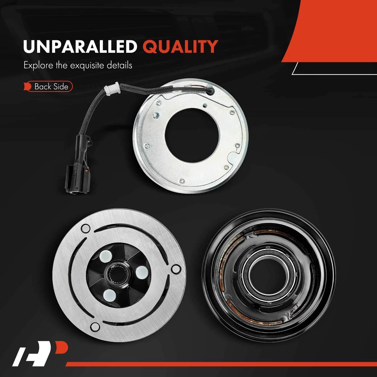 A/C Compressor Clutch Kit with 6-Groove Pulley for Subaru Forester (2011–2013)