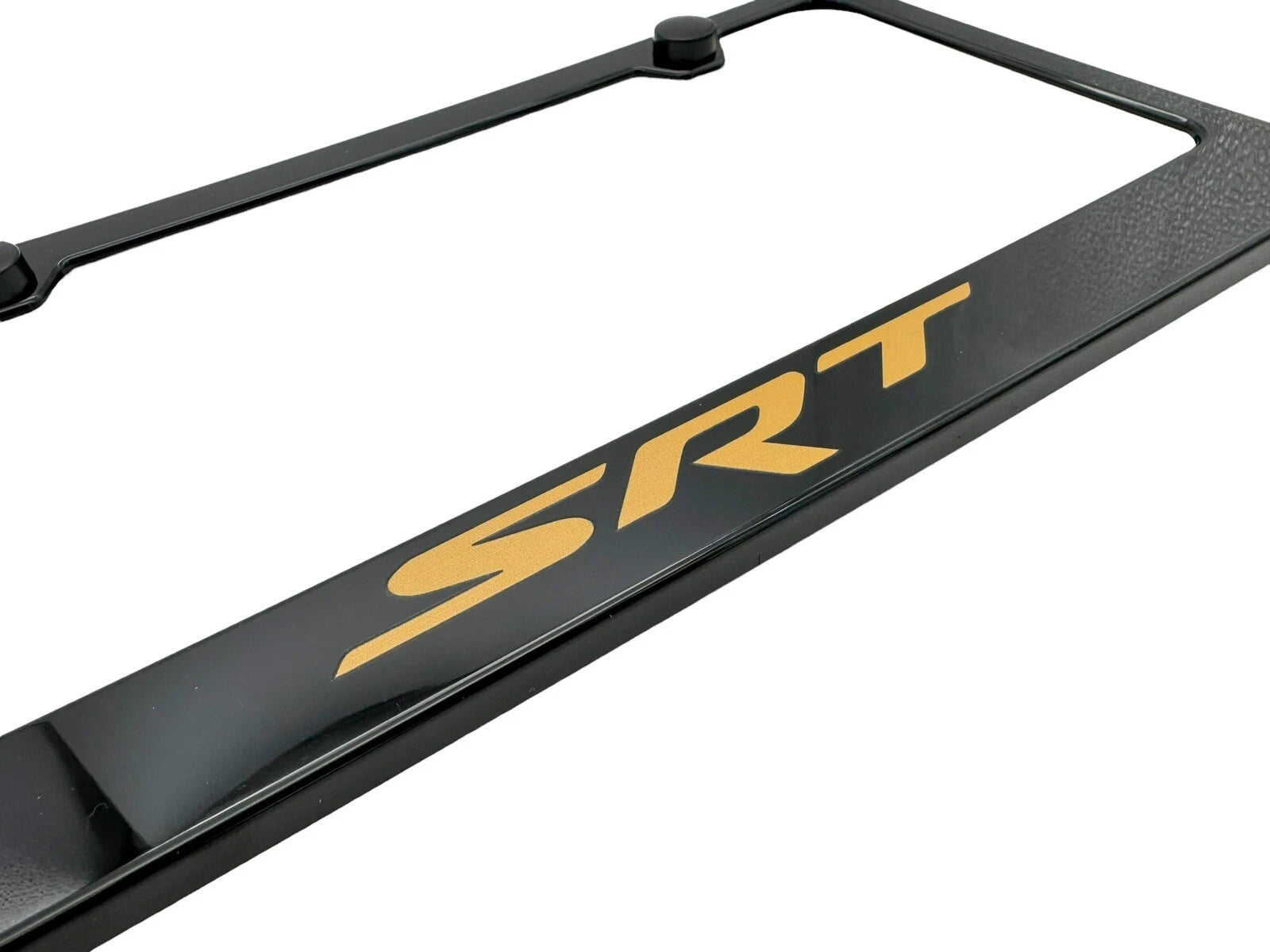 License Plate Frame Black Plastic Replacement for Dodge SRT (2015–2024)