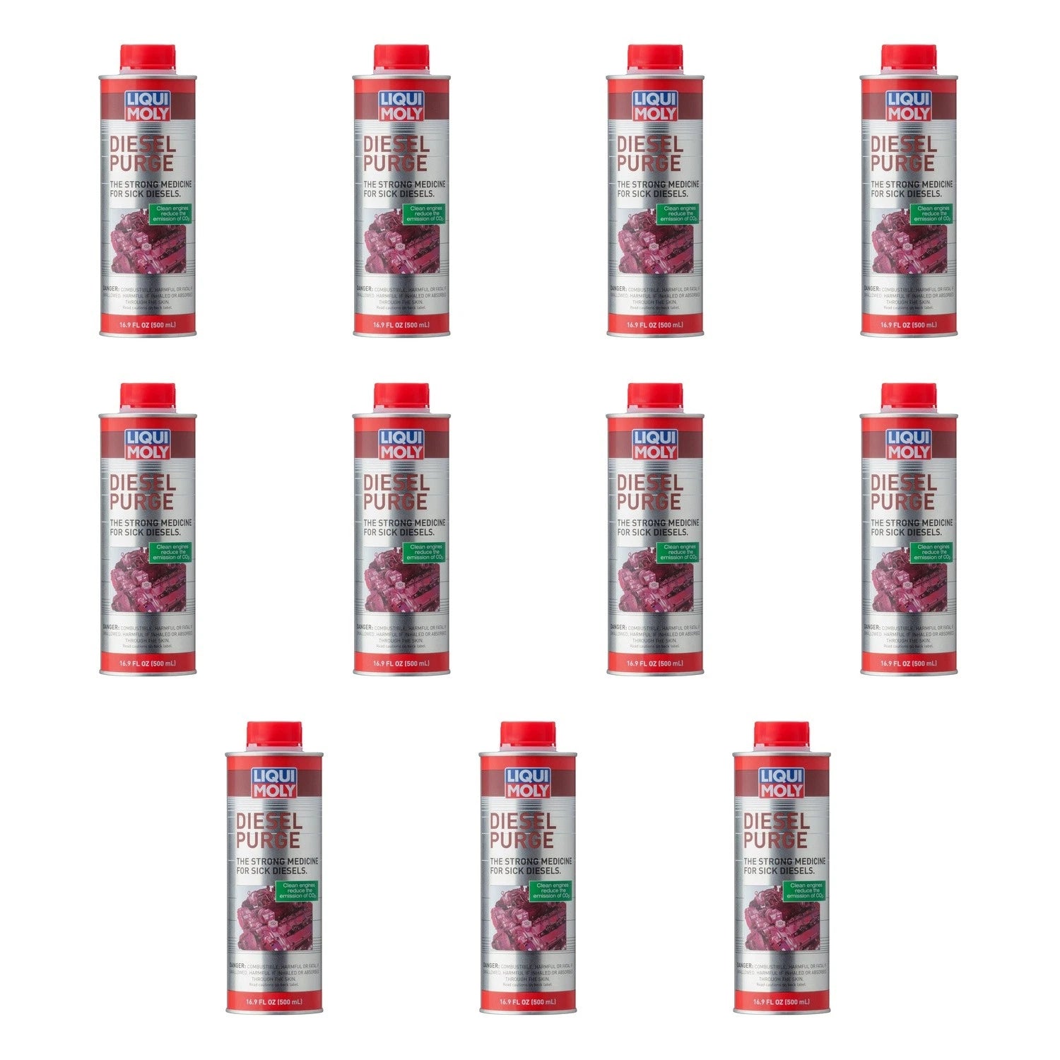 Set of 11 Liqui Moly Diesel Purge Fuel Additive (500ml each)