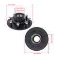 Set of 4 8-Lug 6.5" Trailer Wheel Hub Kit for 7,000-Pound #42 Trailer