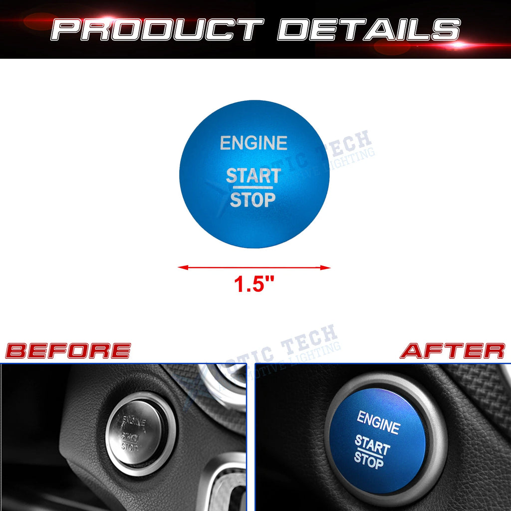 Engine Start Stop Button Knob Cover Trim for Mercedes-Benz (2014-2016)