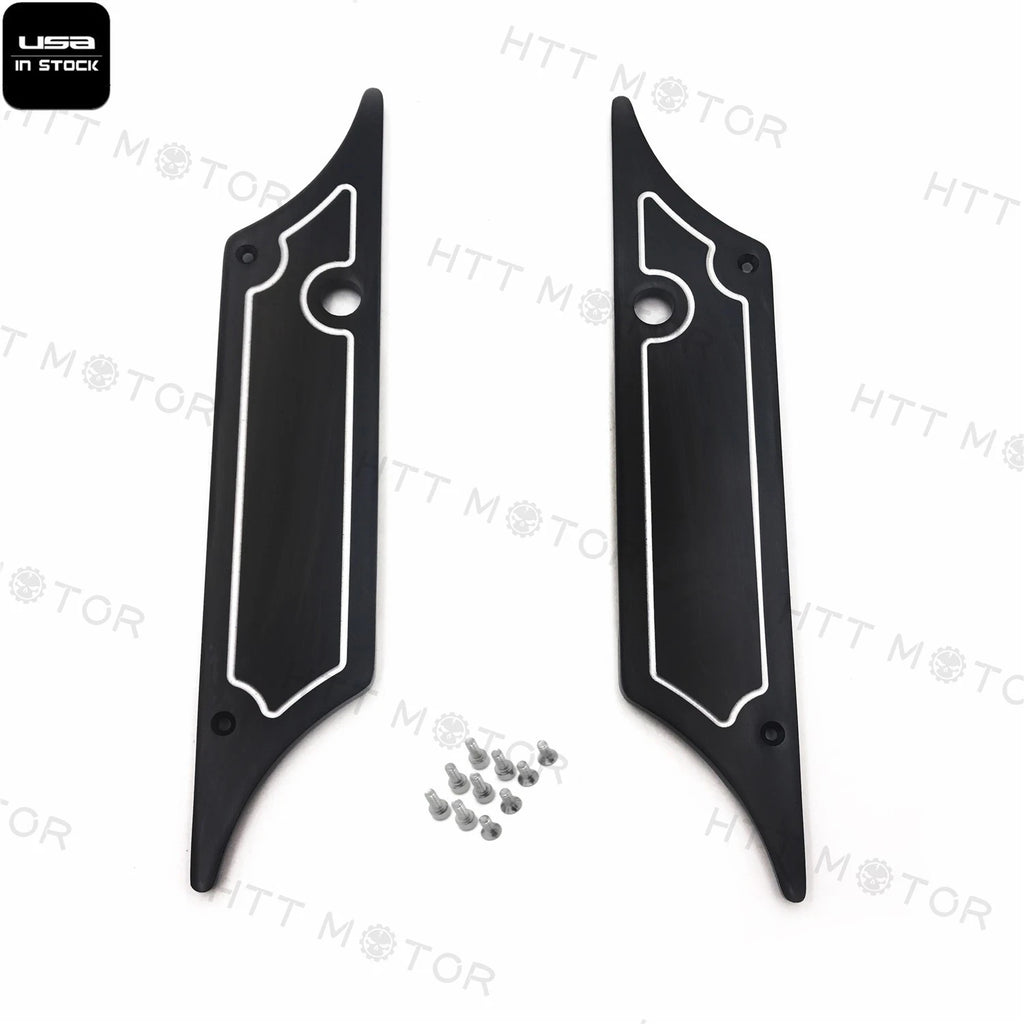 Billet Aluminum Saddlebag Latch Cover for Harley Touring (1993–2013)