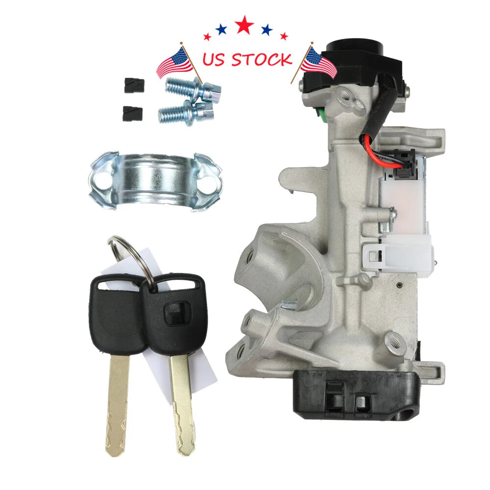 Ignition Switch Cylinder Lock with 2 Keys for Honda Accord Odyssey (2005–2007)