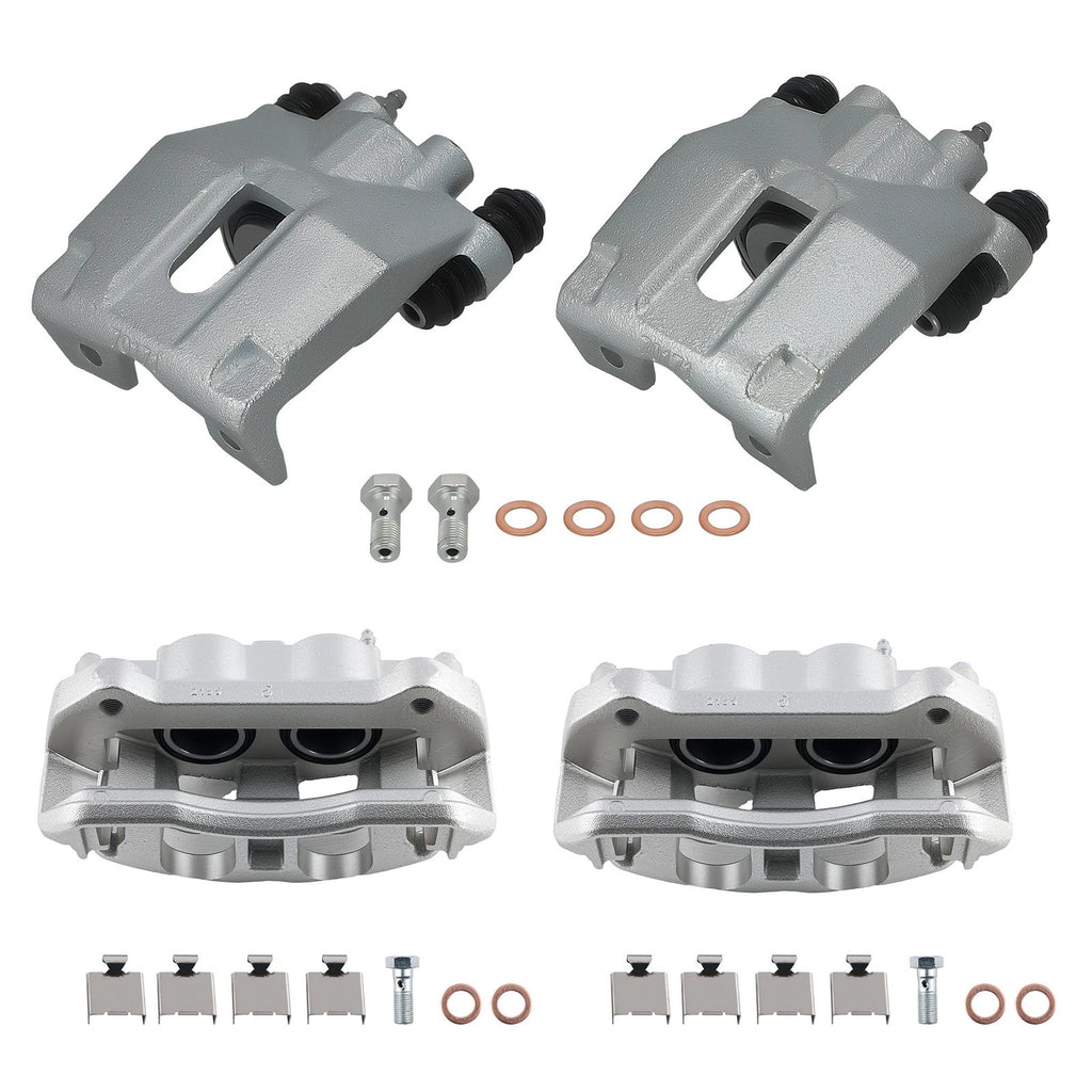 Front Rear Brake Caliper Full Set 4PCS for Ford F-150 (2010–2011)