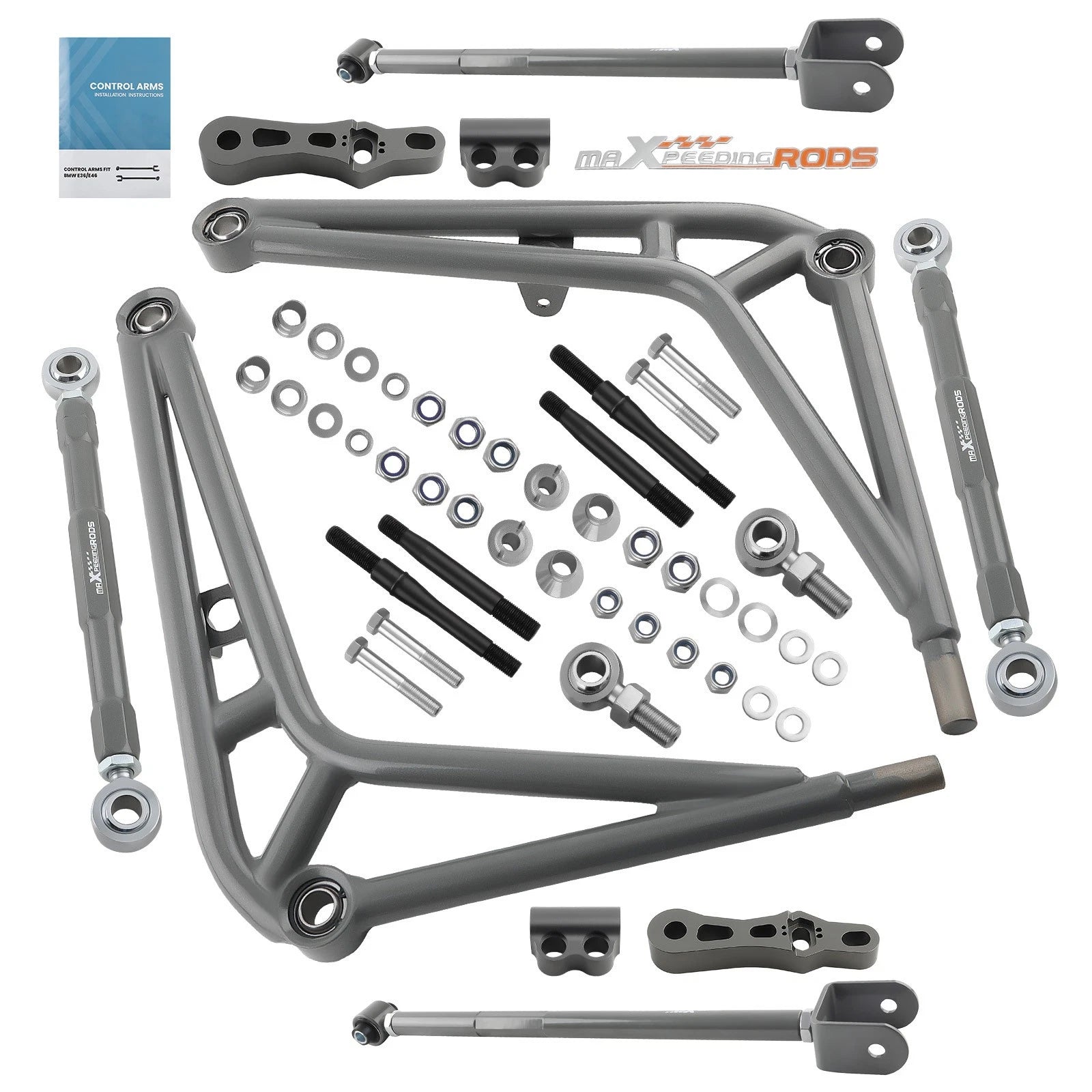 Wide Angle Steering Kit for BMW E36 (1992–1999) - Lower Control Arms, Camber Kit