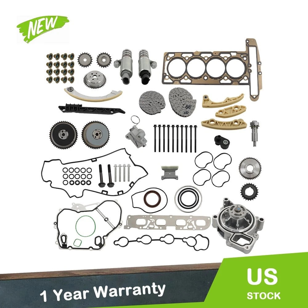 Timing Chain Kit & Head Gasket Bolts Set for Buick Chevrolet GMC (2011–2017)