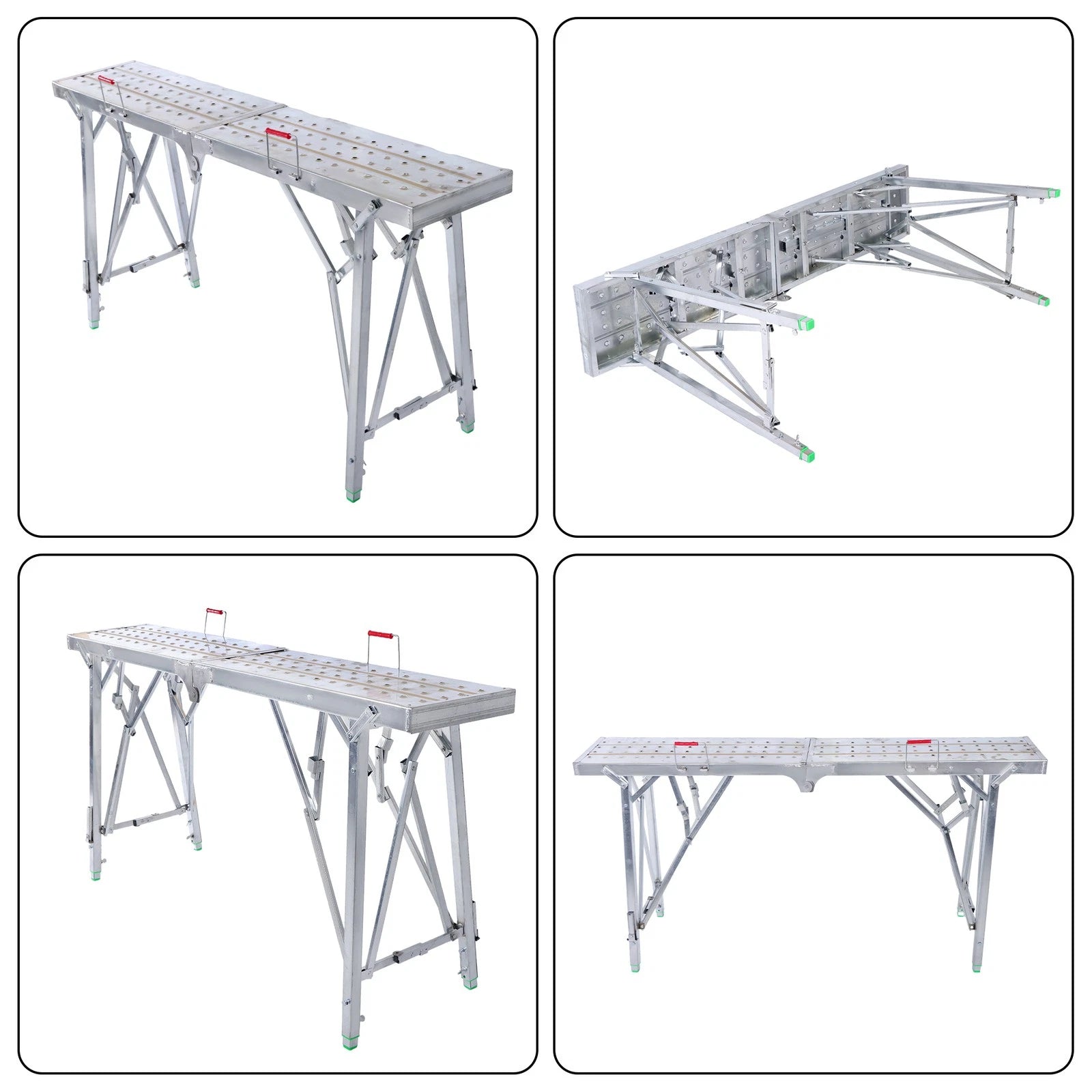 Portable Folding Scaffolding Platform Work Bench Ladder