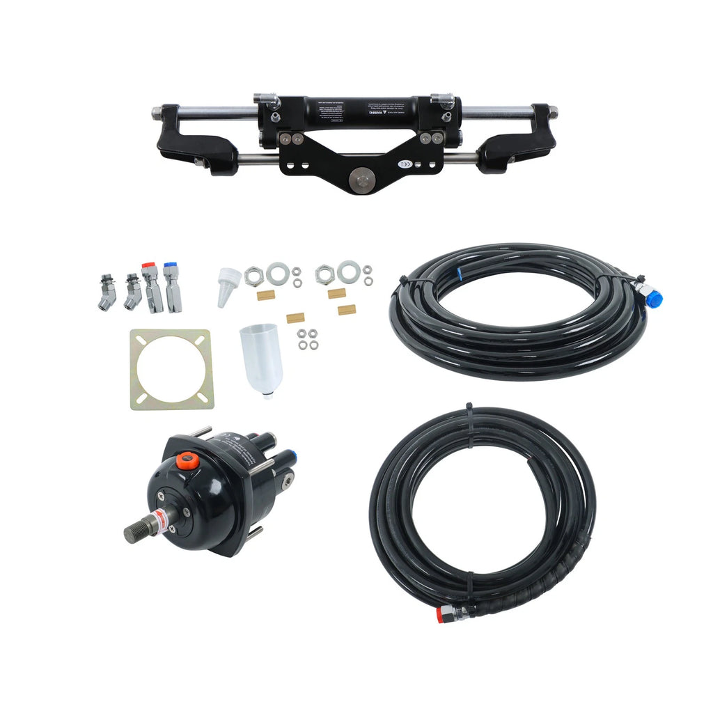 Hydraulic Steering Kit for Single Outboard Engine (Up to 350HP)
