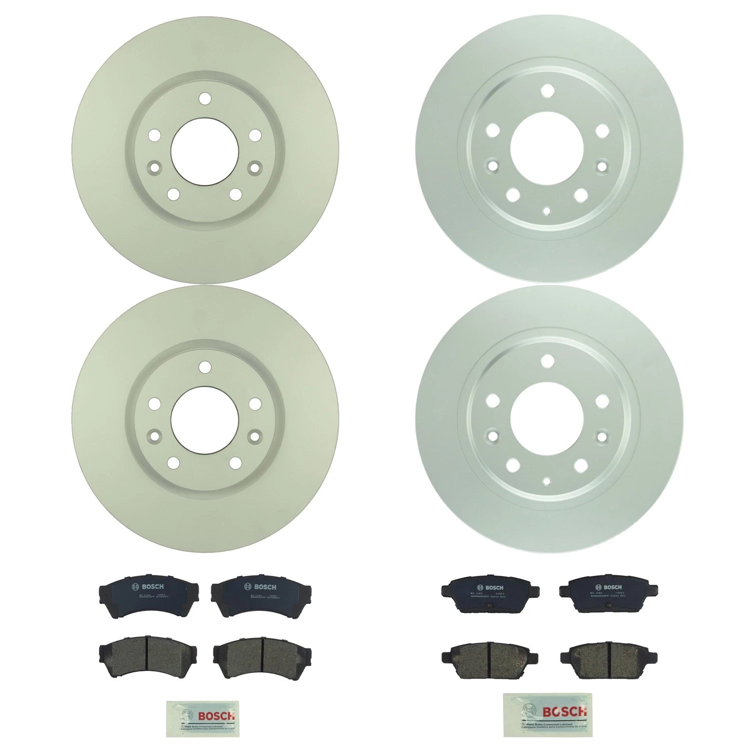 Bosch Quietcast Brake Pad Kit & Rotors for Mazda 6 (2006–2013)
