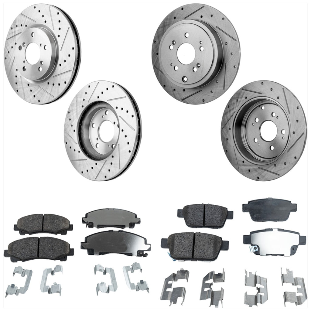 Disc Brake & Ceramic Pad Kit for Honda Ridgeline (2006–2011)
