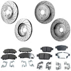 Disc Brake & Ceramic Pad Kit for Honda Ridgeline (2006–2011)