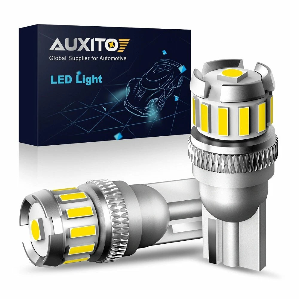 2X T10 194 CANBUS LED License Plate Light Bulbs for