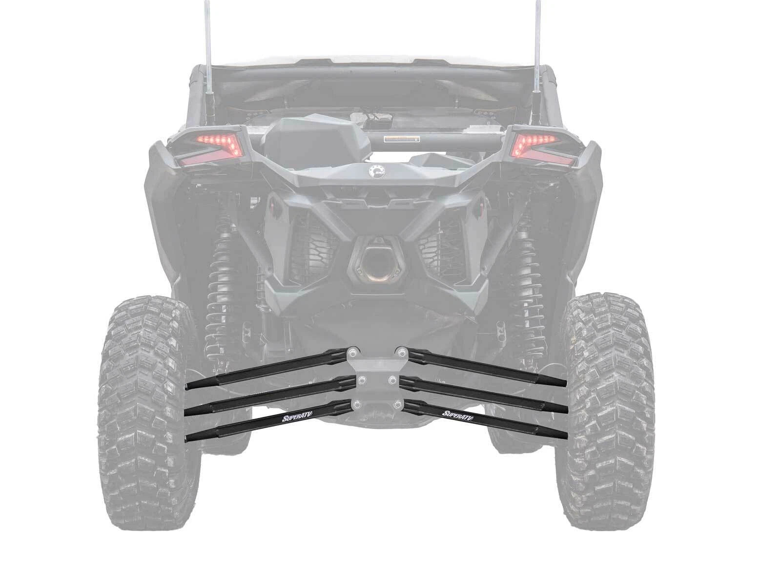 Boxed Rear Radius Arms for Can-Am Maverick X3 (2017–2023) - Black