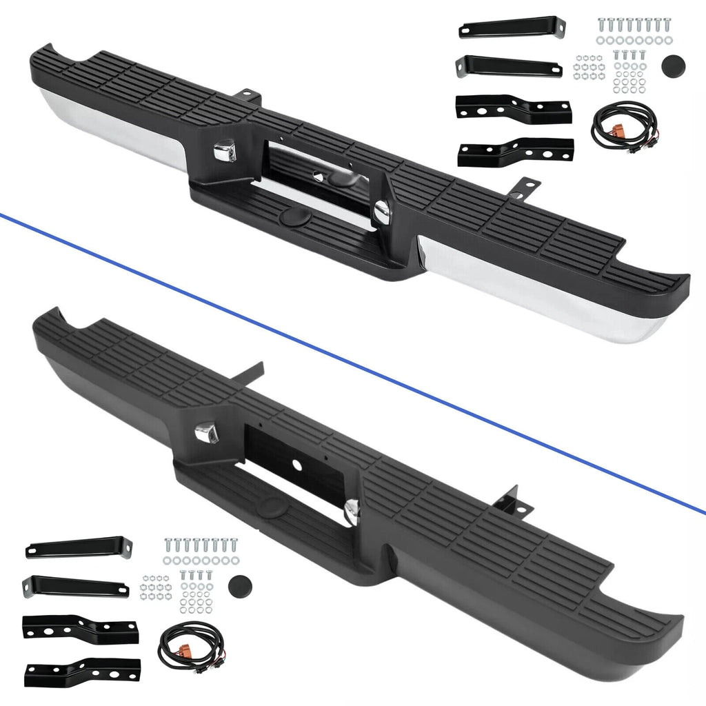 Chrome Rear Step Bumper Face Bar Pad for Ford Ranger (1993–2011)
