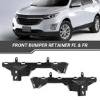 Set of 2 Front Bumper Retainer Brackets for Chevy Equinox (2018–2022)