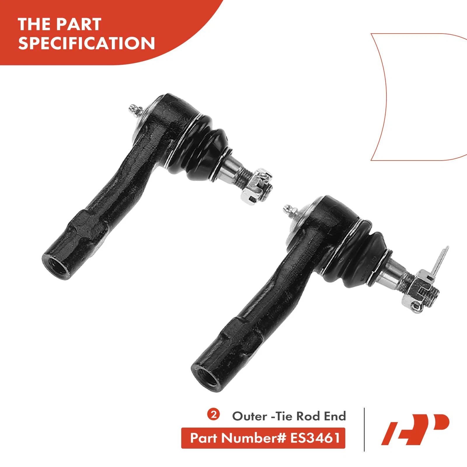 6X Front Control Arm Tie Rod End for Ford Explorer Mercury Mountaineer (1991–2001)