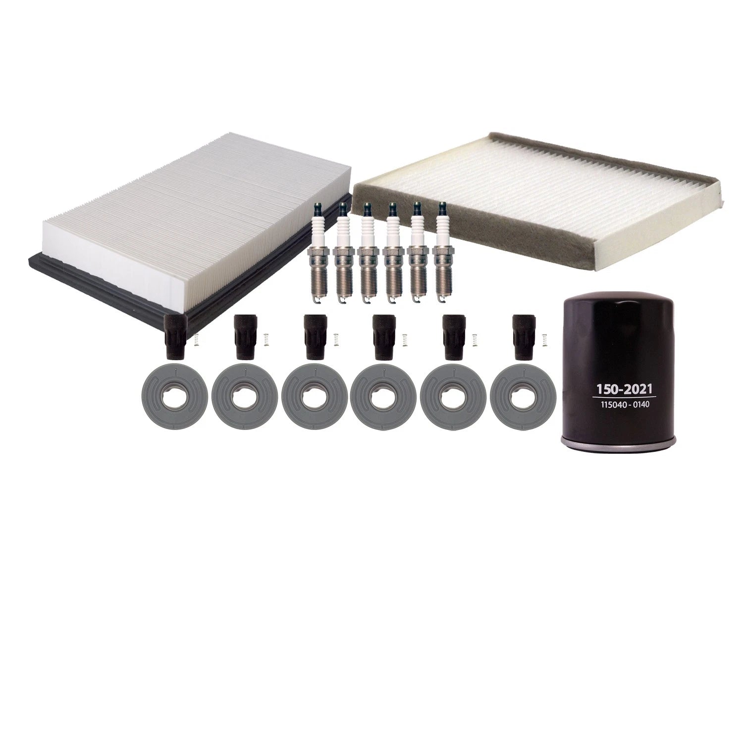 Tune Up Kit with 6 NGK Spark Plugs & Boots for Ford Explorer Flex MKS MKT Taurus