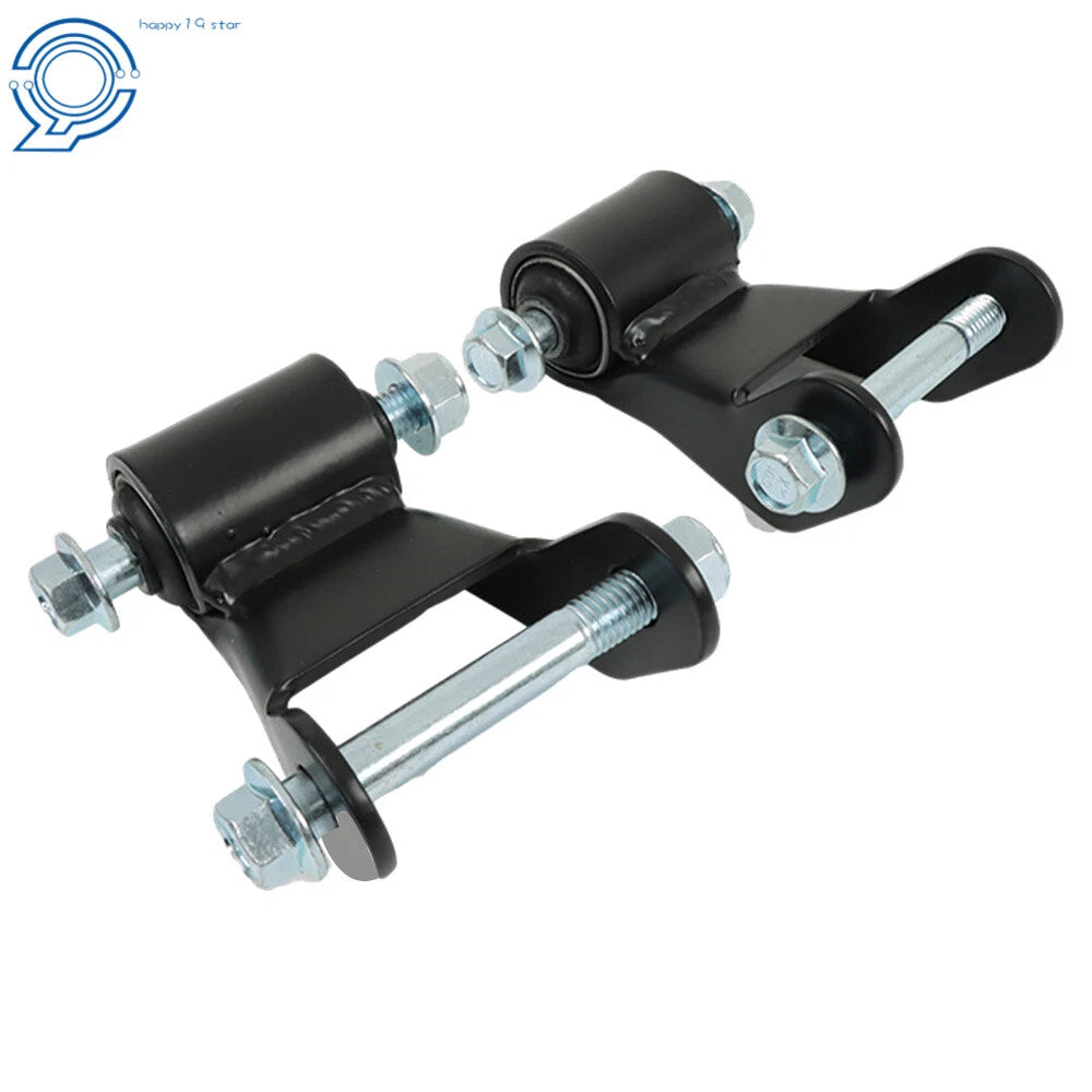 Rear Leaf Spring Hanger Bracket Shackle Kit for Chevy Silverado 1500 (1999–2013)