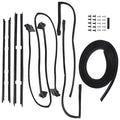 9PC Weatherstripping Seals Kit for Chevrolet Malibu LeMans (1978–1981)