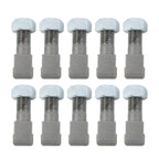 10X Threaded Stump Grinder Teeth 2-1/2" for Bradco Shaver Ashland Baumalight