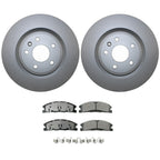 Front Brake Kit 325mm Rotors & Akebono Ceramic Pads for Explorer Taurus (2011–2019)