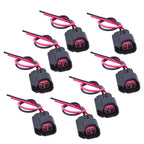 Set of 8 Wire Plug Clips for EV6 EV14 USCAR Fuel Injectors