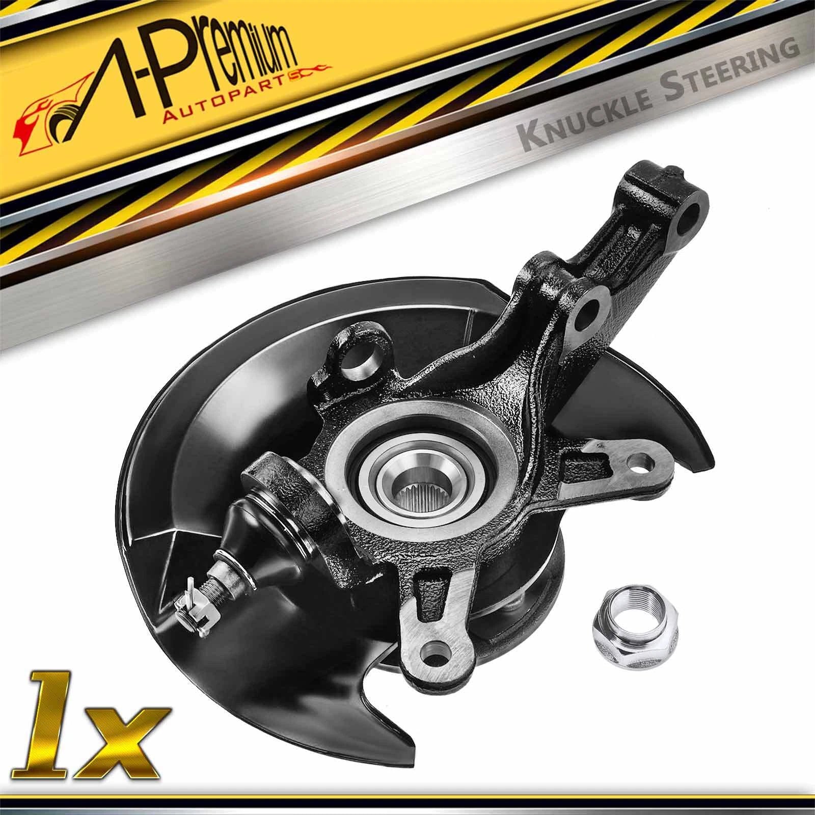Front Right Steering Knuckle & Hub Bearing for Honda Civic (2003–2005)